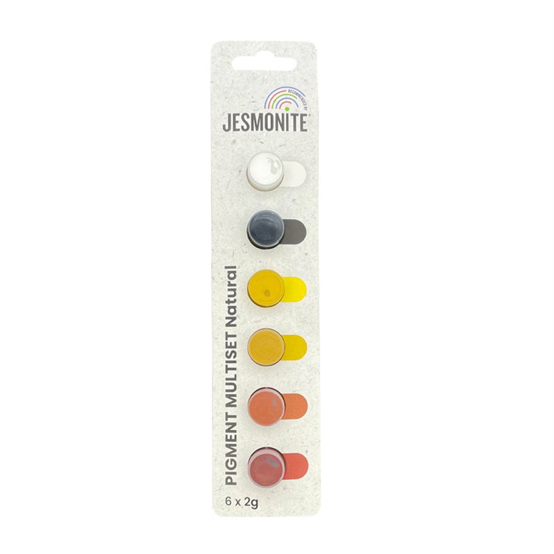 Set di pigmenti Jesmonite 6 colori naturali: 6 x 2 g