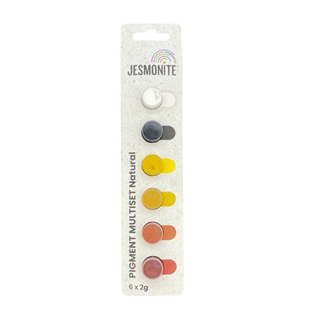 Set di pigmenti Jesmonite 6 colori naturali: 6 x 2 g