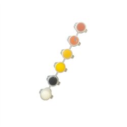 Set di pigmenti Jesmonite 6 colori naturali: 6 x 2 g