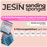 Spugne abrasive JESIN: Set da 6 pezzi per levigatura a umido e a secco