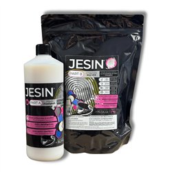 JESIN: Polvere da colata ritardante di fiamma 2:1 leggermente miscelata con finitura liscia, ideale per contenitori di candele.