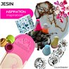 JESIN: Polvere da colata ritardante di fiamma 2:1 leggermente miscelata con finitura liscia, ideale per contenitori di candele.
