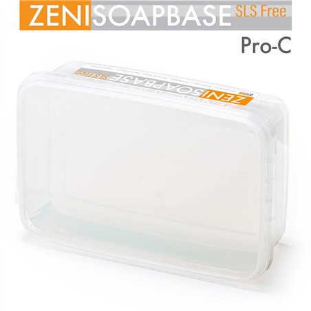 Base per sapone trasparente Pro-C Melt & Pour senza SLS, solidificazione rapida