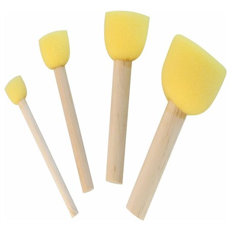Speciale spazzola in schiuma Kreul, set da 4 pezzi