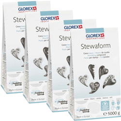 Composto per colata Stewaform 5 kg: Materiale bianco universale per colate precise e asciugatura uniforme