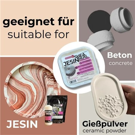 JESIN SHEASEAL: Sigillante naturale e alimentare per JESIN e Polveri da Colata (100 g)