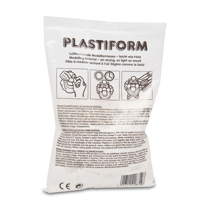 Plastiform 200g: Polvere Modellante a Base di Legno