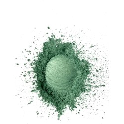 Polvere di mica Verde Scuro per wax melts, resina epossidica, trucco, smalto per unghie, sapone da bagno