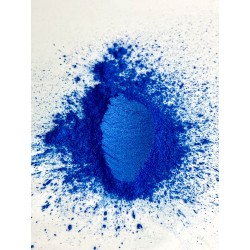 Polvere di mica Blu per wax melts, resina epossidica, trucco, smalto per unghie, sapone da bagno