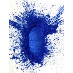 Polvere di mica Blu Scuro per wax melts, resina epossidica, trucco, smalto per unghie, sapone da bagno
