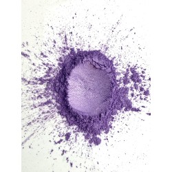Polvere di mica Viola Chiaro per wax melts, resina epossidica, trucco, smalto per unghie, sapone da bagno