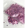 Chunky Glitter Middle Pink, rosa