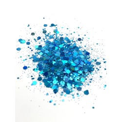 Chunky Glitter Blue chiaro