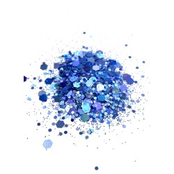 Chunky Glitter Blue